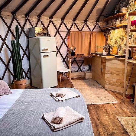 Aloha Glamp - Okragle Domki Przy Rzece - Balia I Sauna - Energylandia Zagornik Exteriör bild