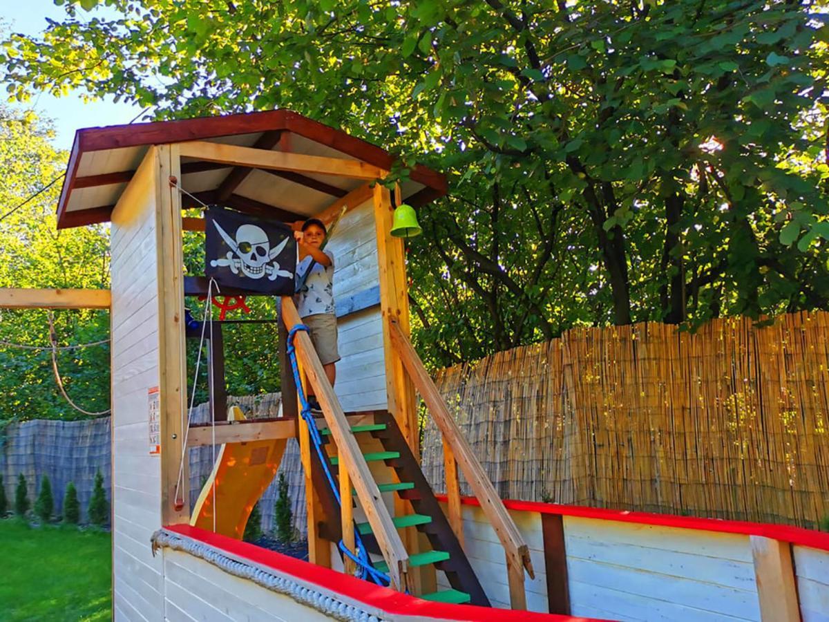 Aloha Glamp - Okragle Domki Przy Rzece - Balia I Sauna - Energylandia Zagornik Exteriör bild