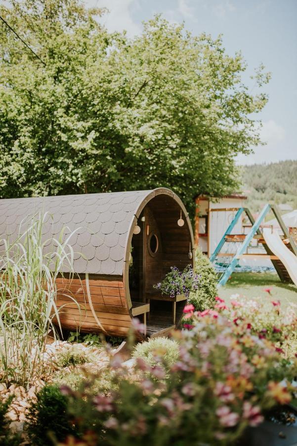 Aloha Glamp - Okragle Domki Przy Rzece - Balia I Sauna - Energylandia Zagornik Exteriör bild